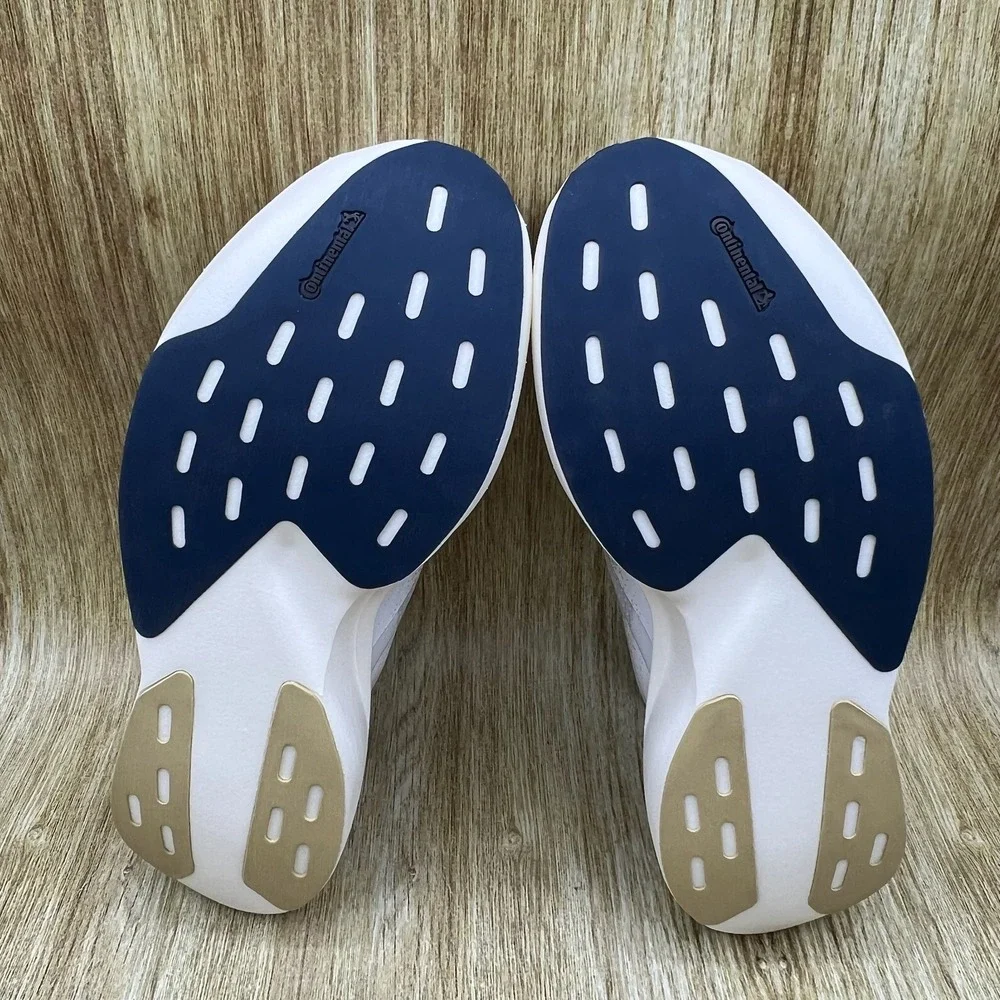 Adidas Adizero Evo SL Georgia Tech Mens 6.5 Womens 7.5 White Gold Running JQ4577